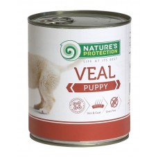 Nature's Protection Puppy Veal вологий корм для цуценят з телятиною 400 г*6шт.