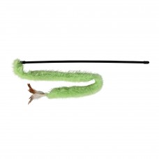 Trixie іграшка для котів Вудочка з пухнастою стрічкою та пір'ям 48 см