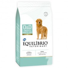 Equilibrio Veterinary Dog Obesity & Diabetic сухий корм для собак при ожирінні та цукровому діабеті 7,5кг