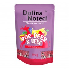 Dolina Noteci Superfood вологий корм для cобак з косулею та яловичиною 300 г
