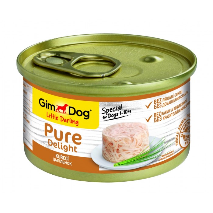 GimDog Little Darling Pure Delight з куркою для собак 85g