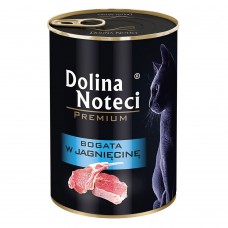 Dolina Noteci Premium вологий корм з ягням для котів 400 г