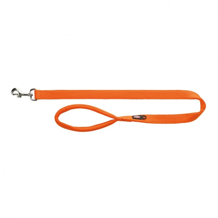 Trixie Premium повідець з неопреновою підкладкою для собак середніх та великих порід кольору папайя розмір: M-L 1м/20мм