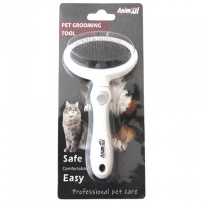 AnimAll Groom пуходерка для тварин розмір S (сіра)