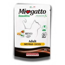 Morando Miogatto Sensitive Monoprotein вологий корм для котів з куркою 85 г