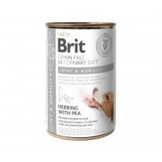 Brit GF Veterinary Diets Dog Joint and Mobility з оселедцем, індичкою та горошком для собак 400g