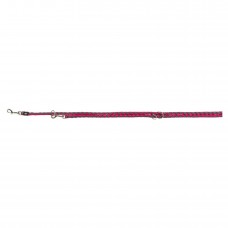 Trixie Cavo повідець-перестібка для собак міні та середніх порід кольору фуксія/графіт розмір: S-M 2м/12мм