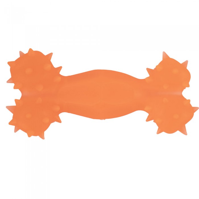 AGILITY іграшка для собак кістка з отвором (помаранчева) 12 см