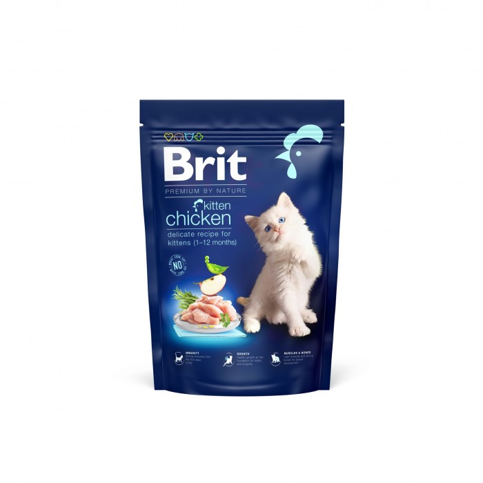 Brit Premium by Nature Cat Kitten 800 г (для кошенят з куркою)