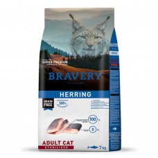 Bravery Herring Adult Cat Sterilized сухий корм для стерилізованих котів з оселедцем 7 кг