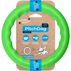 PitchDog іграшка для собак ігрове кільце (салатова) 17 см