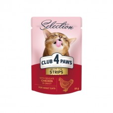 Club 4 Paws Premium Selection вологий корм для котів з куркою в соусі 85 г