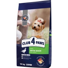 Club 4 Paws Premium Adult Small Breed Duck сухий корм для собак малих порід з качкою 14 кг
