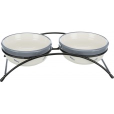 Trixie Eat on Feet керамічні миски на підставці для котів 2 шт. 0,3 л/12 см