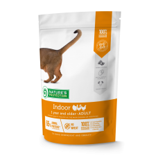 Nature's Protection Indoor cухий корм для дорослих домашніх котів 0,4кг