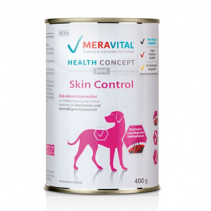 MERA MVH Nassfutter Skin Control при дерматозі та випаданні шерсті 0,4кг