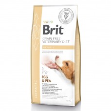 Brit GF VetDiets Dog Hepatic cухий корм для собак з яйцем, горохом, бататом та гречкою 12 kg 