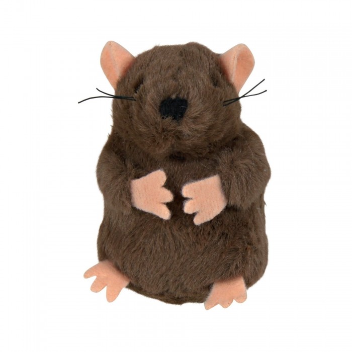 Trixie іграшка для котів Кріт плюшевий 5 см