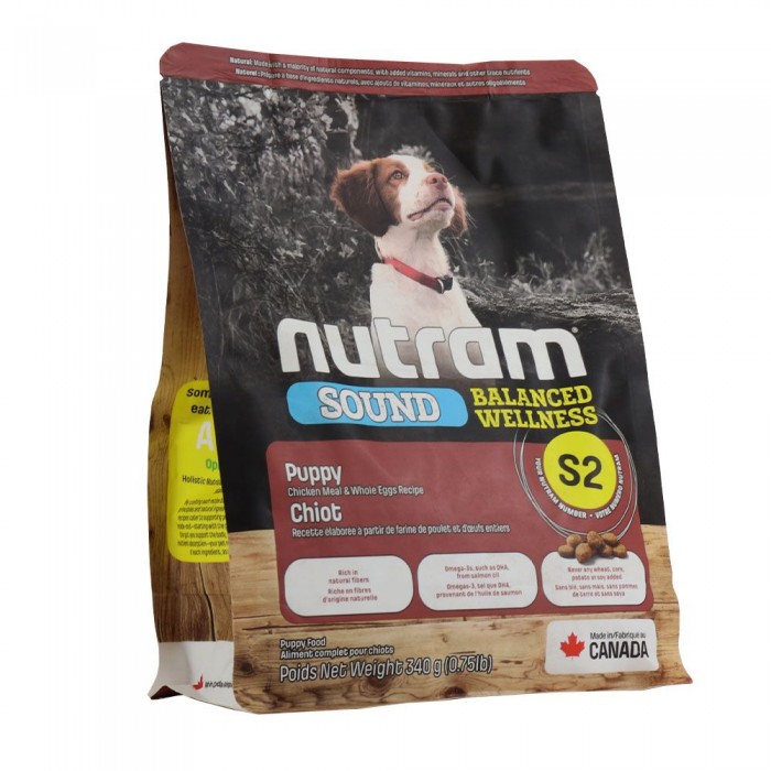 Nutram Sound Balanced Wellness Puppy сухий корм для цуценят з куркою та цільними яйцями 0,34 кг