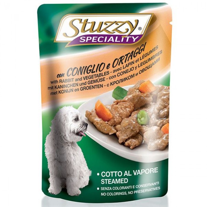 Stuzzy Speciality Dog Rabbit Vegetables для собак з кроликом та овочами в соусі 100 г