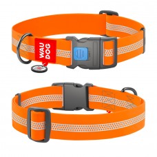 Collar WAUDOG Waterproof нашийник з QR паспортом і пластиковою фурнітурою для собак S