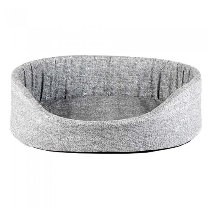 Пухнастики лежак для котів і собак малих порід (сірий) 44х30х13 см