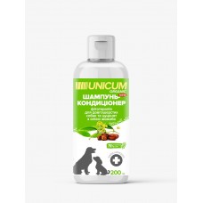 Unicum ORGANIC шампунь-кондиціонер для довгошерстих собак з маслом жожоба 200 мл.
