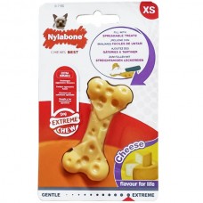 Nylabone Extreme Chew Cheese Bone іграшка кістка для собак міні порід з ароматом сиру 7,5см
