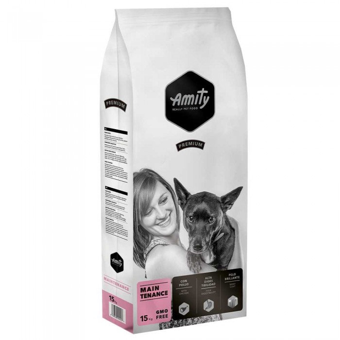 Amity Maintenance сухий корм для собак з м'ясним міксом 15кг
