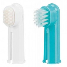 Trixie Tooth Brush Set набір: зубна та масажна насадка на палець для котів та собак 4 шт