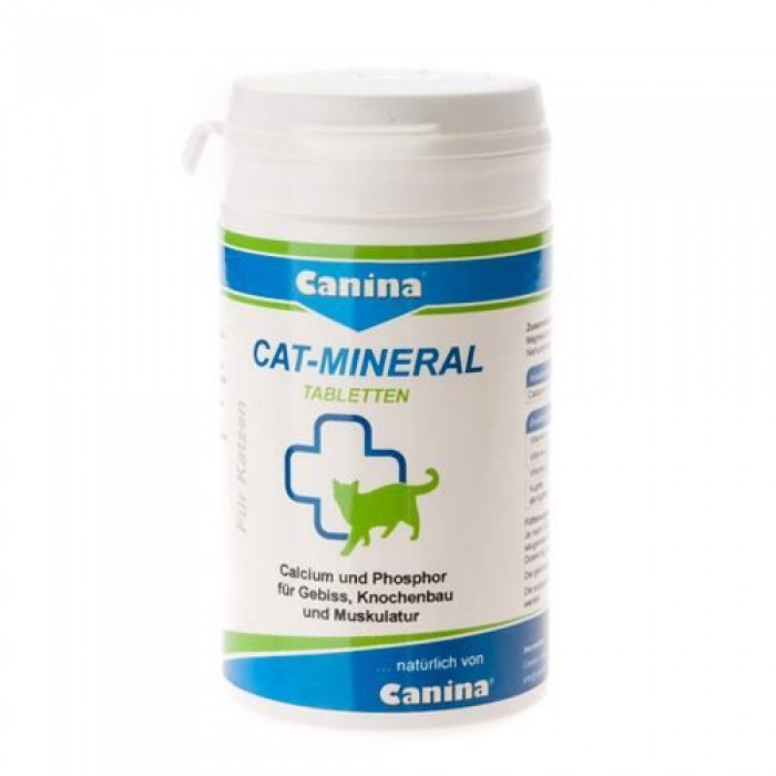 Canina Cat-Mineral Tabs мінеральний комплекс для котів 150 г/300 таб.