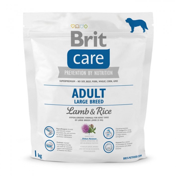 Brit Care Adult Large Breed Lamb and Rice (для собак вагою від 25 кг)