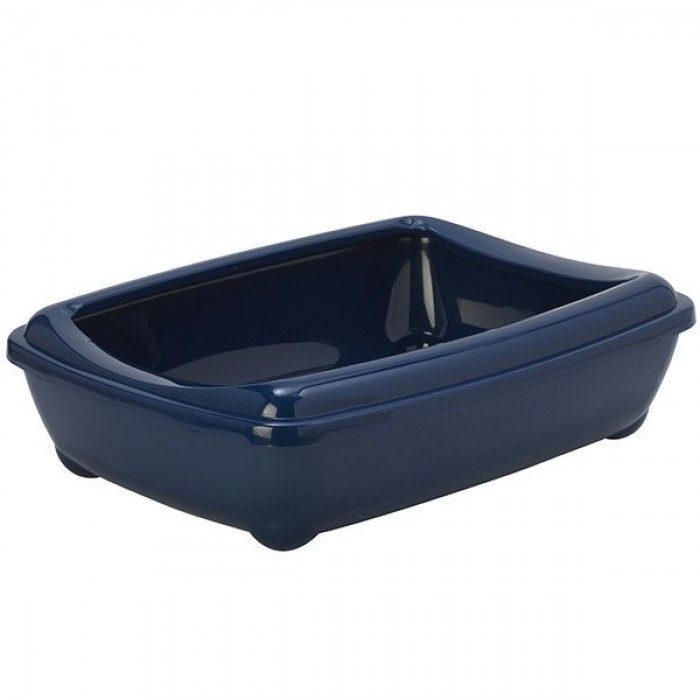 Moderna туалет для котів з бортиком (чорничний) 57х43х16,3 см