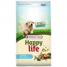 Happy Life Junior with Chicken сухий корм для цуценят з куркою 3кг
