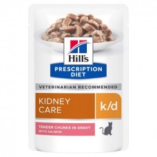 Hill's PD k/d Kidney Care Salmon вологий корм при захворюванні нирок у котів з лососем 85 г