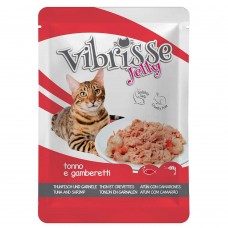 Vibrisse Jelly вологий корм для котів з тунцем і креветками 70 г