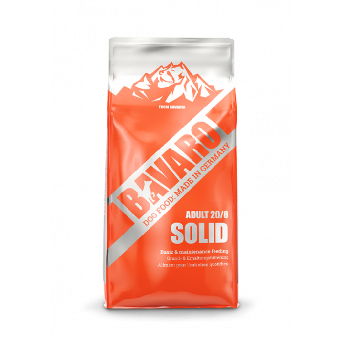 BAVARO Solid сухий корм для робочих собак з помірним навантаженням 18 кг