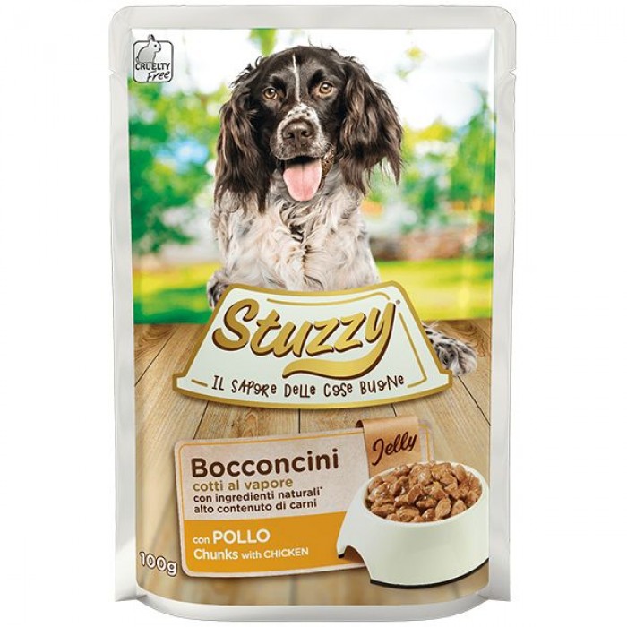 Stuzzy Dog Chicken вологий корм для собак з куркою в желе 100 г