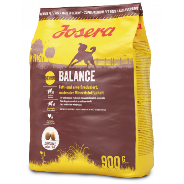 Josera Balance сухий корм для похилого віку та малоактивних собак 0,9 кг