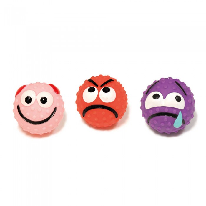 Croci іграшка для собак "М'яч-смайлик" з пищалкою 6,5 см