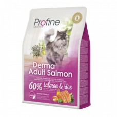 Profine Cat Derma сухий корм для довгошерстих котів з лососем та рисом 2 кг