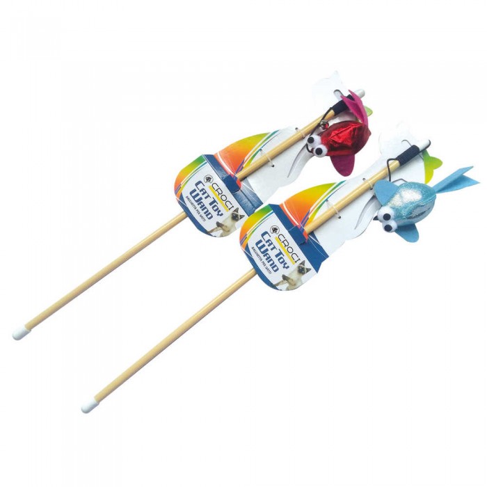 Croci іграшка Дражнилка з рибкою для котів 46 см