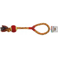 Croci іграшка для собак "Канат з ручкою і м'ячиком" 43 см