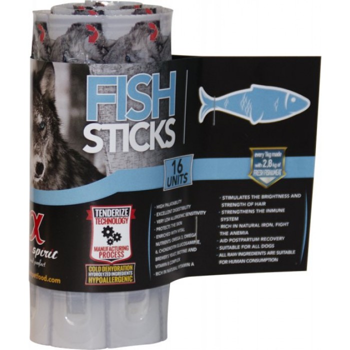 Alpha Spirit Dog Sticks Fish напіввологі ласощі для собак з риби 16*10г (палички)