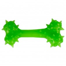 AGILITY іграшка для собак кістка з шипами (зелена) 8 см