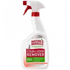 Nature's Miracle "Stain & Odor Remover" спрей для видалення плям та запахів від котів із ароматом дині 946 мл