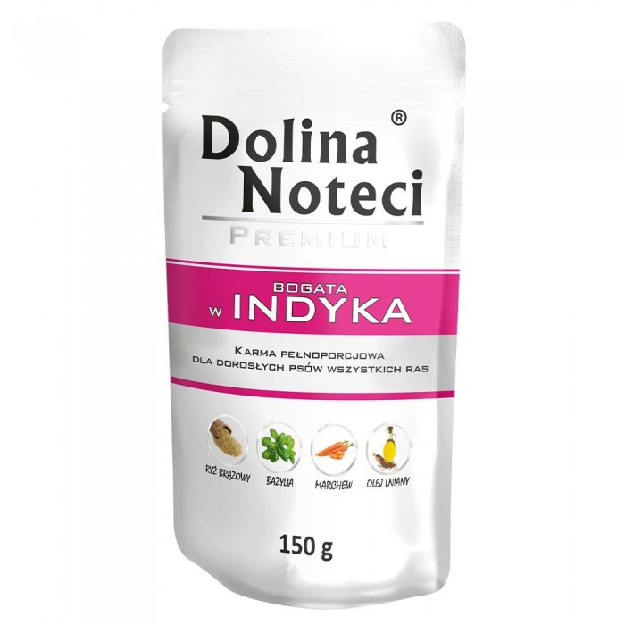 Dolina Noteci Premium вологий корм для собак з індичкою 150 г