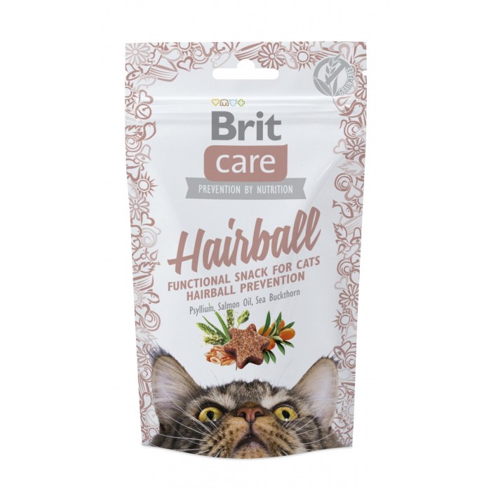 Brit Care Cat Snack Hairball Ласощі з качкою для котів, 50г