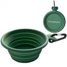 Pronature Collapsible Silicone Pet Bowl силіконова миска для котів і собак (зелена) 375 мл