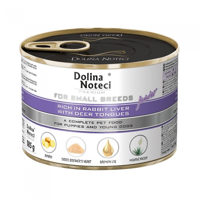 Dolina Noteci Premium вологий корм для цуценят з печінкою та язиком 185 г